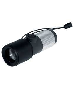 1 watt LED torch - 10 times brighter than standard LED. 100,000 hours LED life. Water proof to 3