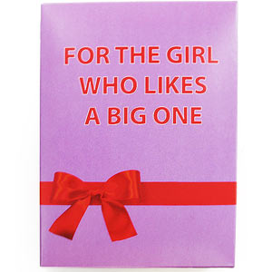 Unbranded For the Girl Who Likes a Big One Chocolate