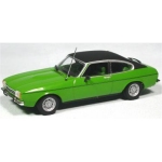 A new 1/43 scale Ford Capri II 1974 diecast replica from Minichamps. This model measures 10cm (4