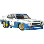 New 1/18 scale model from Minichamps of the Ford Capri raced by Rolf Stommelen in the 1974 DRM