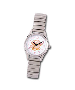 Forever Friends Teddy Trinket Box/Childrens Analogue Watch