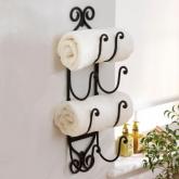 Unbranded Forged Iron 4 Tier Towel Holder