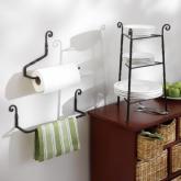 Unbranded Forged Iron Kitchen Roll Holder