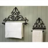 Rustic in a chateau-villa-manor-house sort of way, these fabulous bathroom accessories feature elega