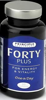 Forty Plus by Principle Healthcare (E- Ginseng- Ginkgo & CoQ10)