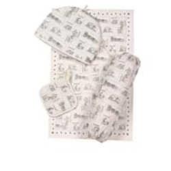 Forty Winks carrier bag holder  Shopping bag recycler  Forty Winks all over design  100 cotton drill