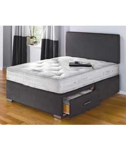 Unbranded Forty Winks Firenza Trizone Double Divan - 2 Drawer