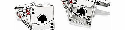 Unbranded Four Aces Cufflinks - 014503