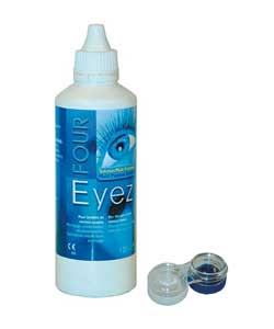 Four Eyez Contact Lens Solution and Lens Case