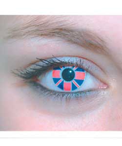 Four Eyez Fashion Contact Lenses - Union Jack