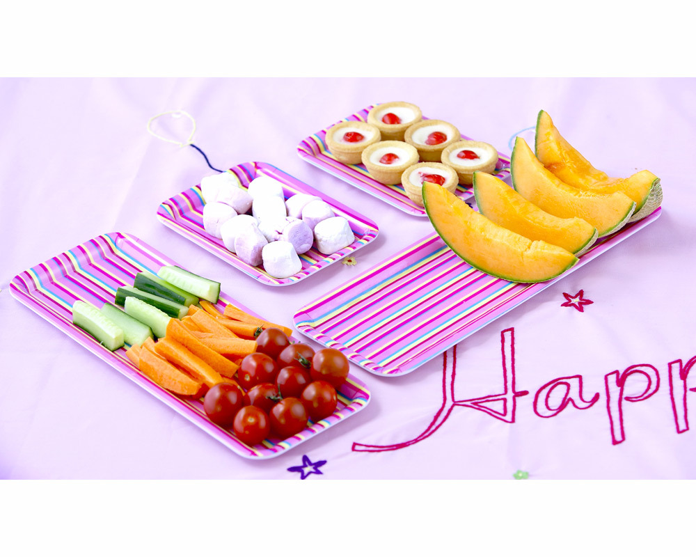 Unbranded Four Large Melamine Trays