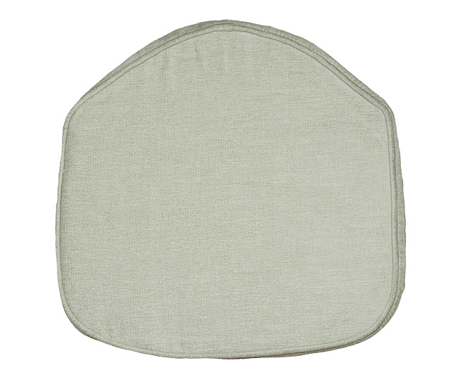 Unbranded Four Venice Shaped Seat Pads - Sage