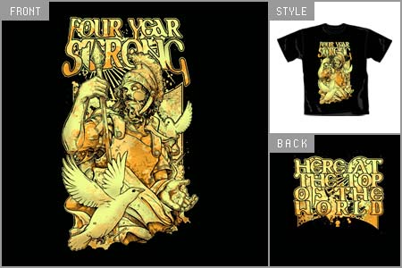 Unbranded Four Year Strong (Statue) T-shirt cid_4696TSB