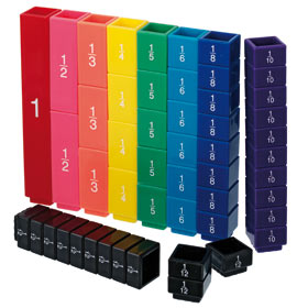 Unbranded Fractions Tower Cubes
