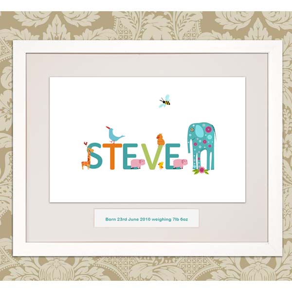 Unbranded Frame A Name White Frame