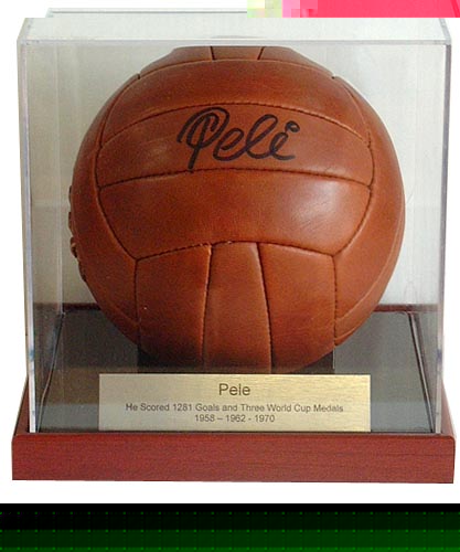Unbranded Framing of Ball or Boxing Glove with Plaque