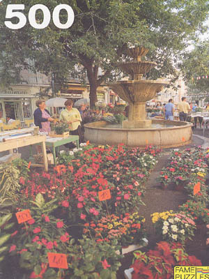 Cardboard jigsaw puzzle