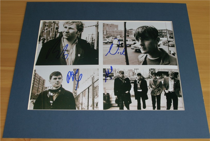 FRANZ FERDINAND GROUP SIGNED and MOUNTED