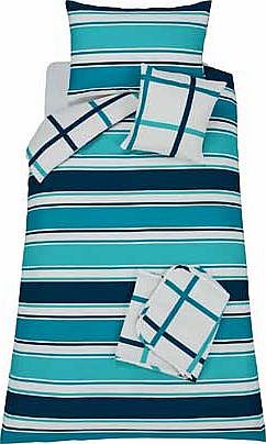 Unbranded Frazer Blue Bedding Set - Single