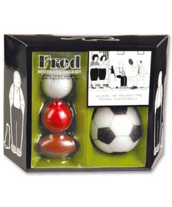 Fred Sporting Balls Gift Set