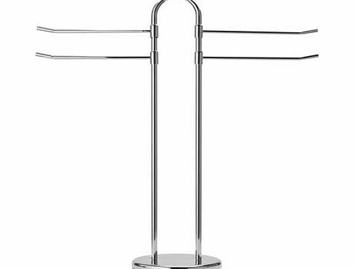Unbranded Free Standing Towel Rail - Chrome