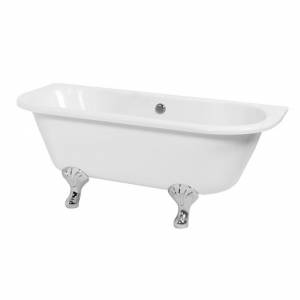 Unbranded Freestanding 1700 Back to Wall Bath