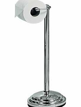 Unbranded Freestanding Toilet Roll Holder - Chrome Plated