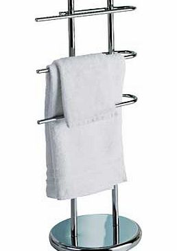 Unbranded Freestanding Towel Rail - Chrome