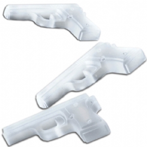 Unbranded FREEZE! - Gun Silicone Ice Cube Tray