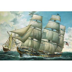 Frigate USS United States plastic kit from German specialists Revell. The United States was one of t