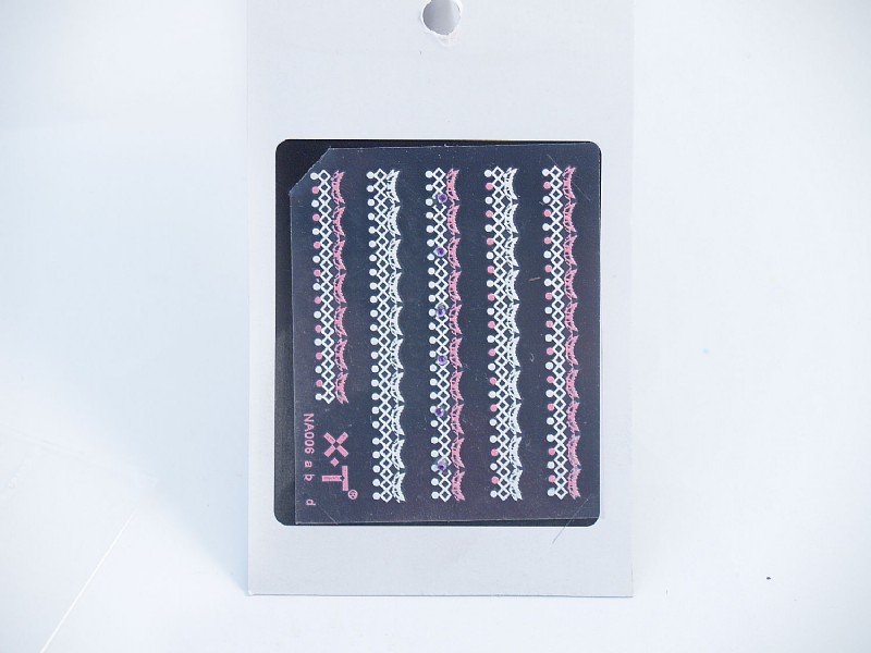 Unbranded French Boarder Stickers in Purple