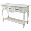 French painted console table furniture