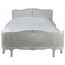 French painted rattan bed furniture