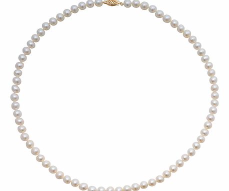 Unbranded Freshwater Pearls 20`` Necklace with Gold Clasp