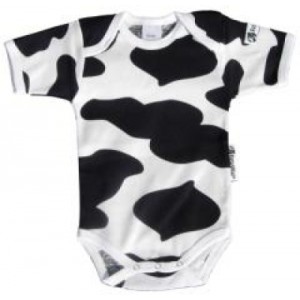 Unbranded freshwear cow design vest in milk carton - medium