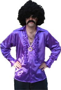 Unbranded Frill Shirt Purple (S)