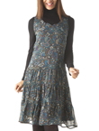 Unbranded Frilly dress in printed voile