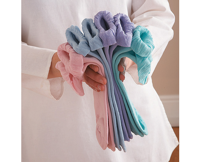 Unbranded Frilly Slipper Socks Lilac