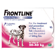 Unbranded Frontline Spot On Dog 20kg - 40kg 6x2.68ml