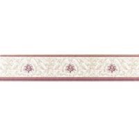 Frosted Silks Border Burgundy 5m