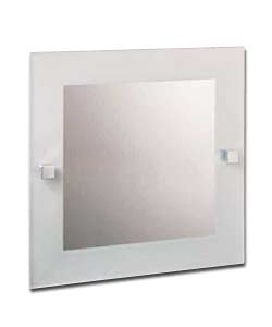 Frosted Square Mirror.