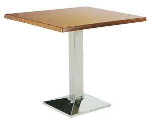 Unbranded Frovi zebrano low square dining table