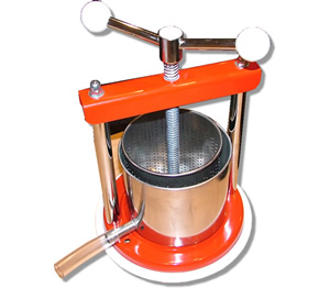 Unbranded FRUIT PRESS STAINLESS STEEL  PAINTED METAL 15