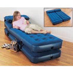 Full Height Single/Standard Double Air Bed - You have the option of a double size inflatable bed or