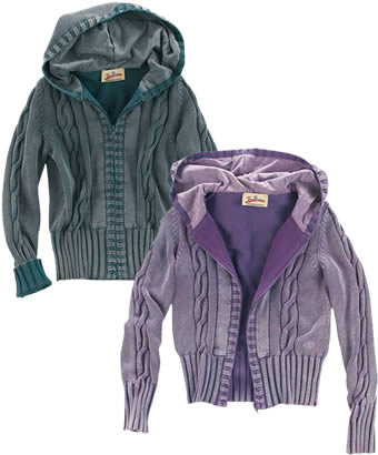 Unbranded Full Zip Cable Knit