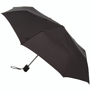 Fulton Open and Close Umbrella- Black
