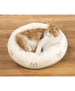 Unbranded Fun Cats Embroidered Fleece Donut