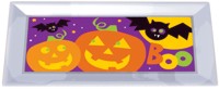 Unbranded Fun Pumpkin Plastic Platter (25.2cm x 45cm)