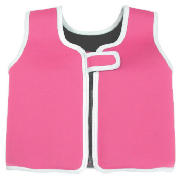 Unbranded Fun to Learn Neoprene Pink Swim Vest 4-5 years