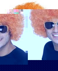 Unbranded Funky Afro Wig - Orange